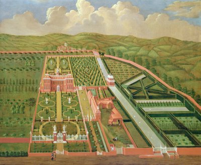 Denham Place, Buckinghamshire, um 1695 von English School